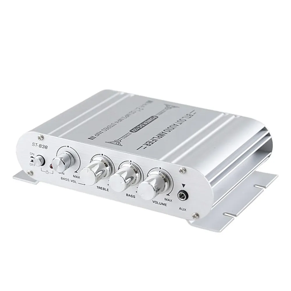 Amplificateur stéréo Audio de voiture 12V 2.1 canaux 400 WATTS, Booster Radio MP3 HiFi