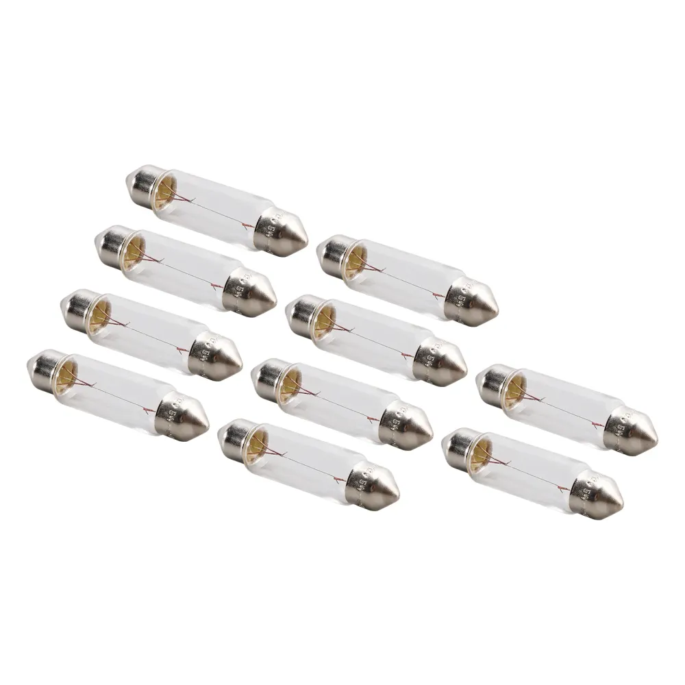 Ampoule tubulaire pour lumière de voiture, 10 pièces, C5W SV8.5 43MM 6413 12V 5W pour OSRAM