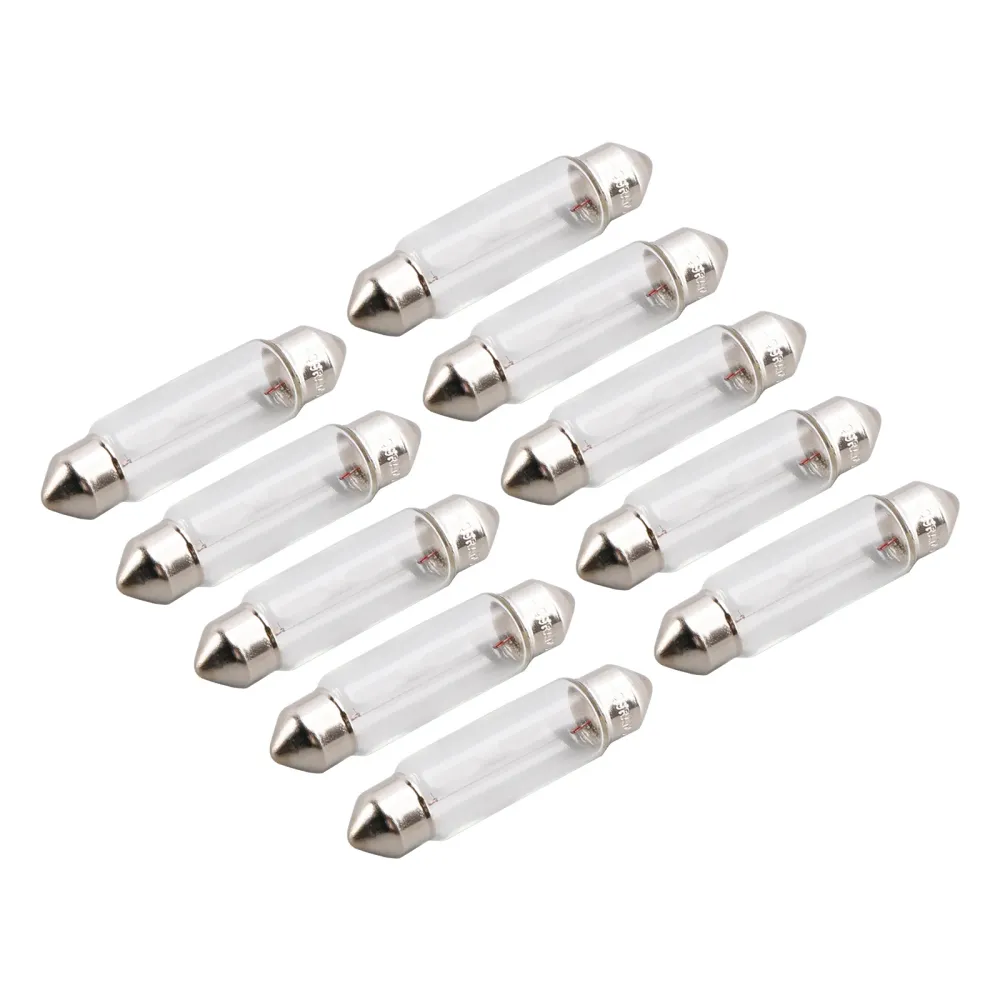 Ampoule tubulaire pour phare de voiture, 10 pièces, C5W SV8.5 6421 24V 3W pour OSRAM