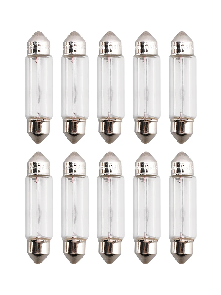 Ampoule tubulaire pour phare de voiture, 10 pièces, C5W SV8.5 6421 24V 3W pour OSRAM