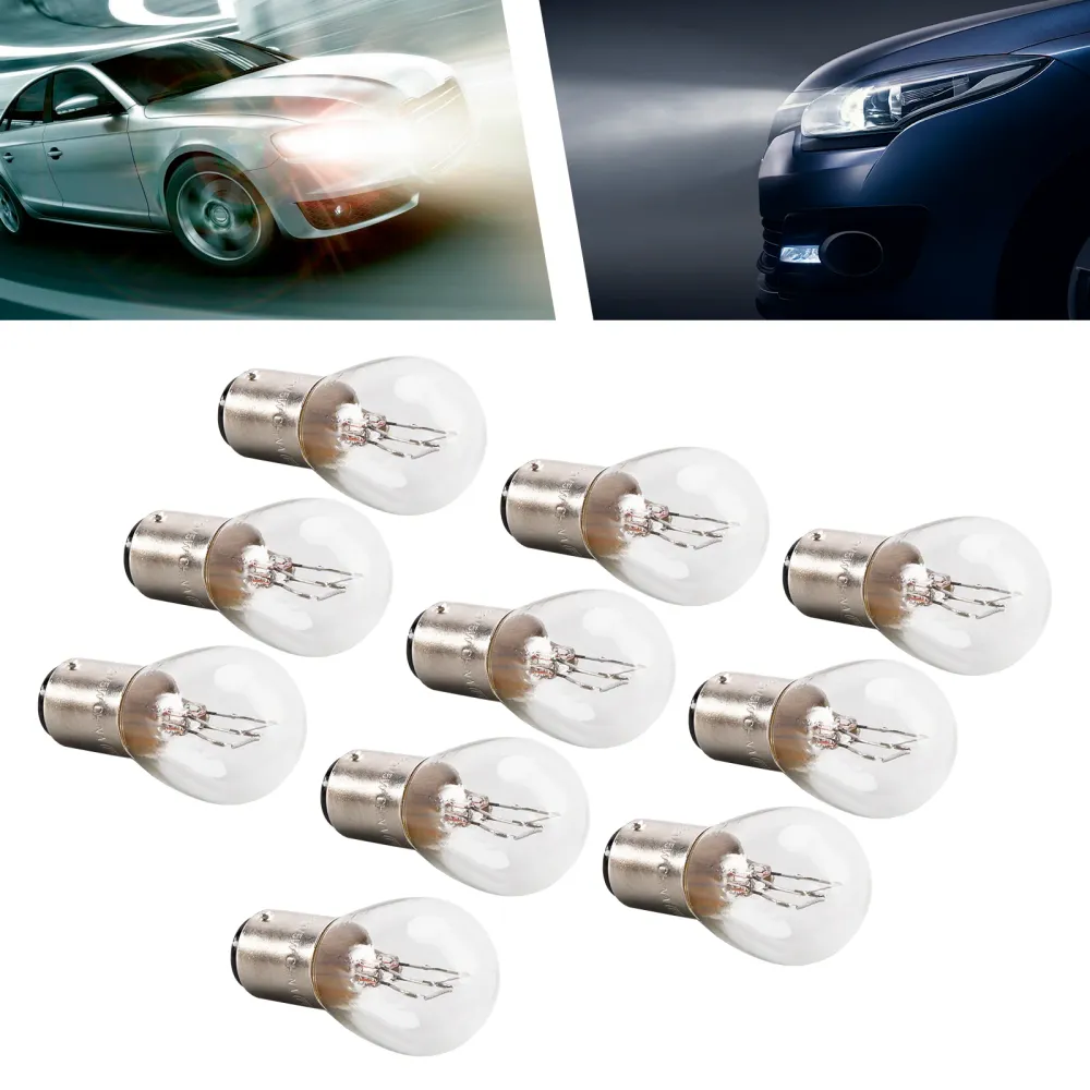 Ampoule tubulaire pour phare de voiture, 10 pièces, P21/5W BAY15D 7528 12V 21/5W pour OSRAM