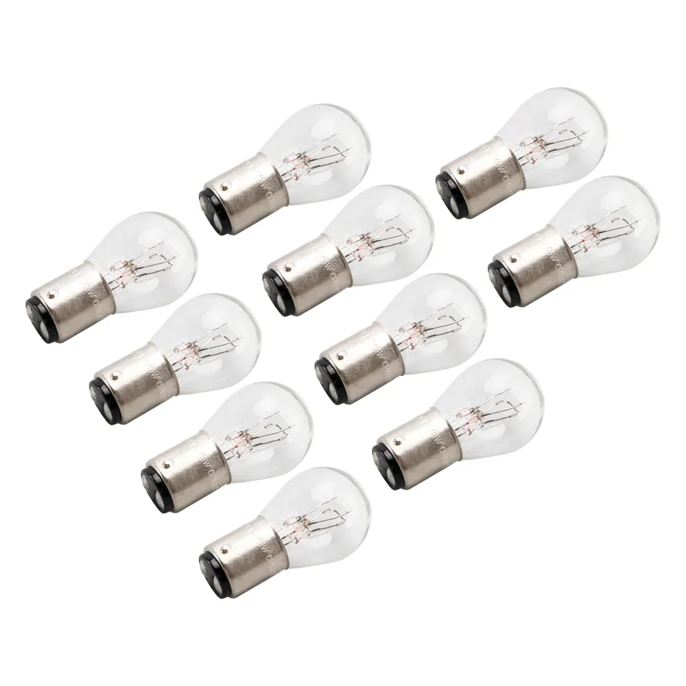 Ampoule tubulaire pour phare de voiture, 10 pièces, P21/5W BAY15D 7528 12V 21/5W pour OSRAM