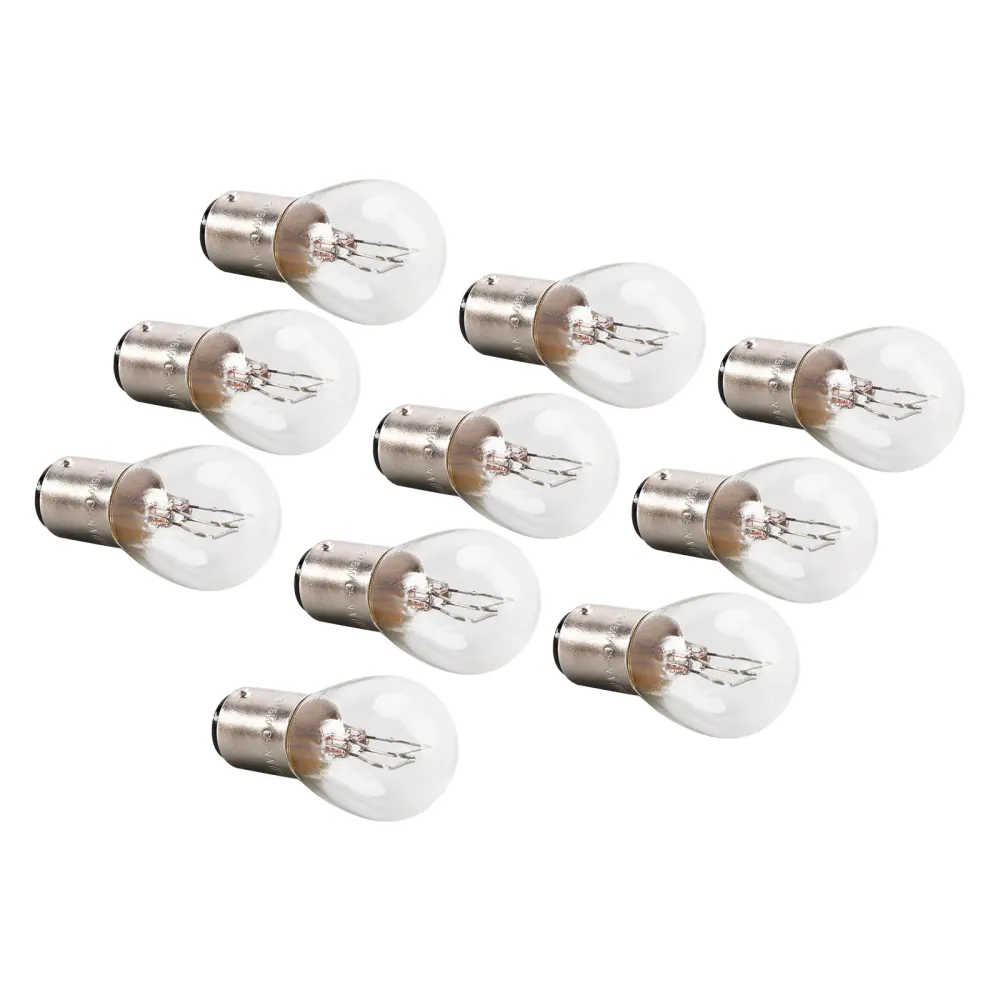 Ampoule tubulaire pour phare de voiture, 10 pièces, P21/5W BAY15D 7528 12V 21/5W pour OSRAM