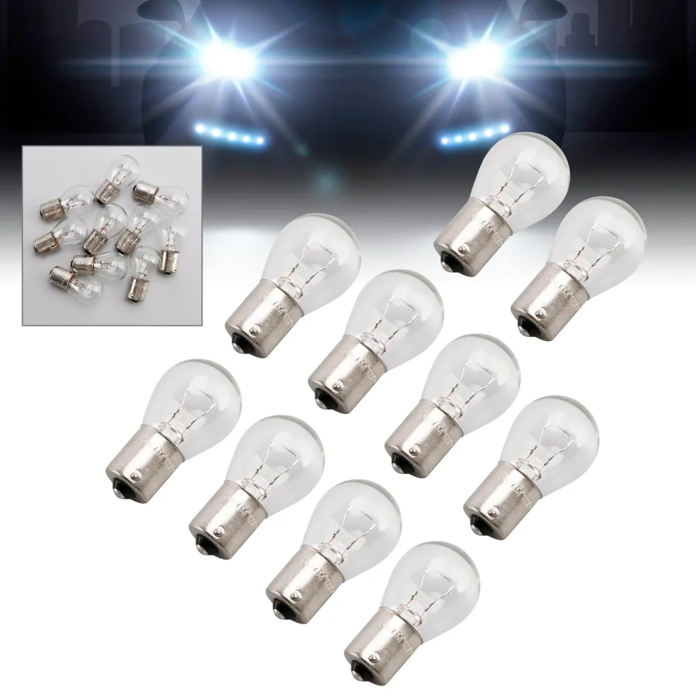 Ampoule tubulaire pour phare de voiture, 10 pièces, P21W BA15S 7506 12V 21W pour OSRAM