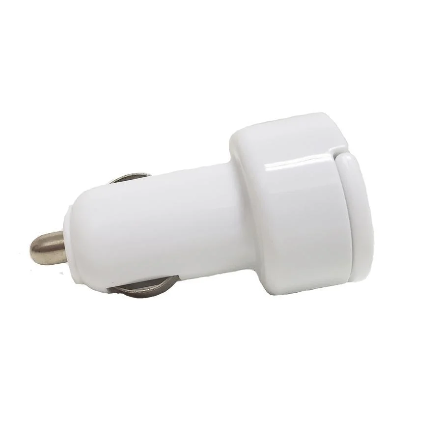 AMX IC-DU01 Chargeur USB Universel pour Voiture Blanc