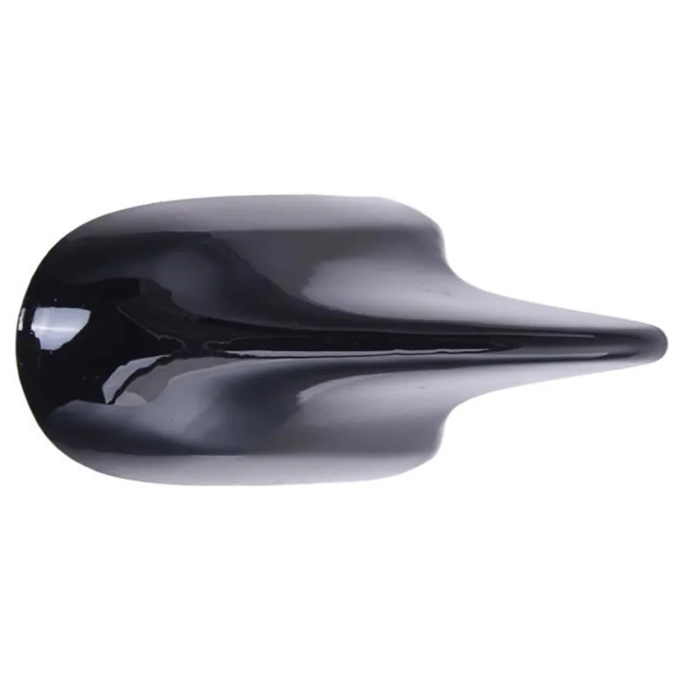 TD® Antenne radio de toit à base adhésive de type aileron de requin noir avec antenne radio de signal décoration de voitur...