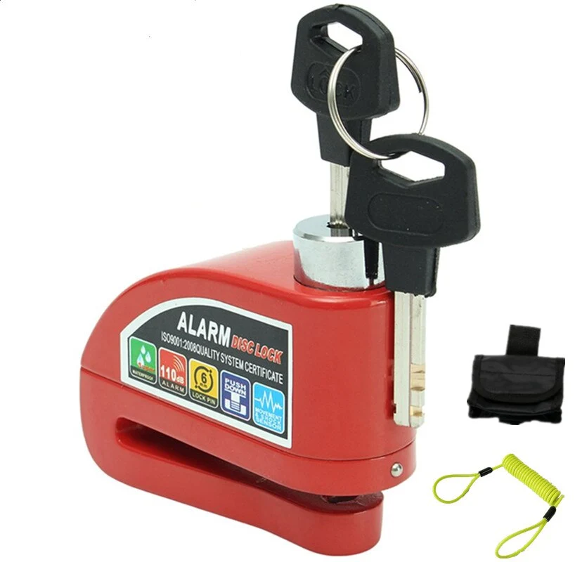 Antivol Moto Bloque Disque Alarme 110db Antre du Motard