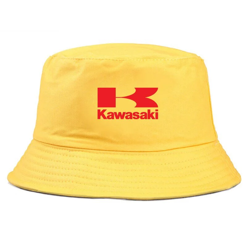 Bob Moto Jaune Logo Kawasaki Rouge Antre du Motard