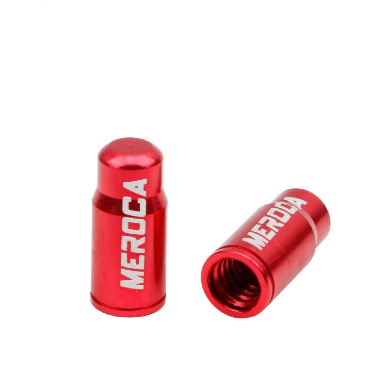 Bouchon de Valve Moto Allongé Rouge (Pack de 2) Antre du Motard