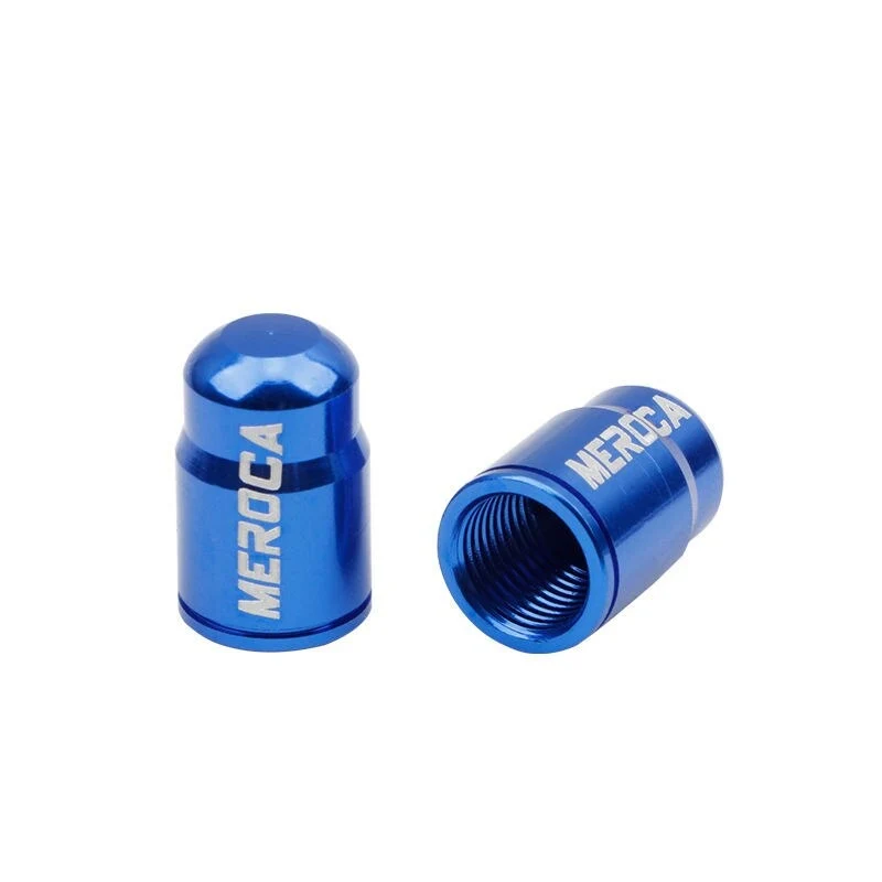 Bouchon de Valve Moto Aluminium Bleu (Pack de 2) Antre du Motard