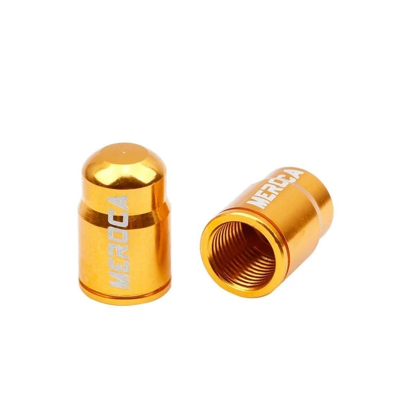 Bouchon de Valve Moto Aluminium Gold (Pack de 2) Antre du Motard