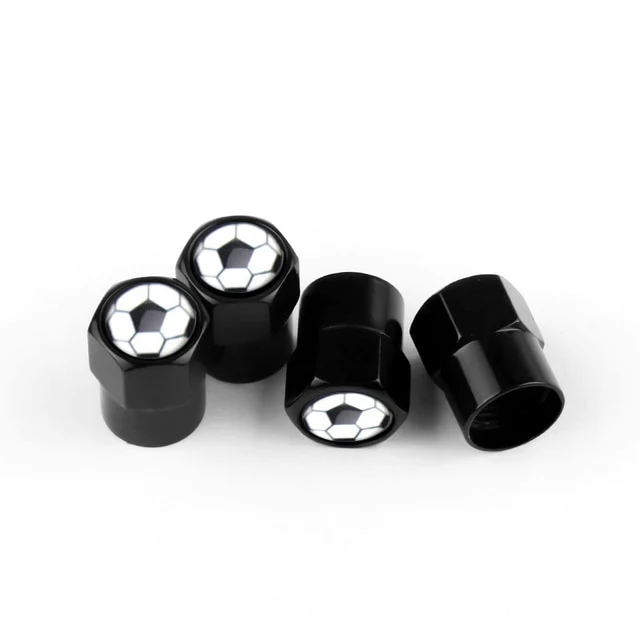 Bouchon de Valve Moto Ballon de Foot (Pack de 4) Antre du Motard