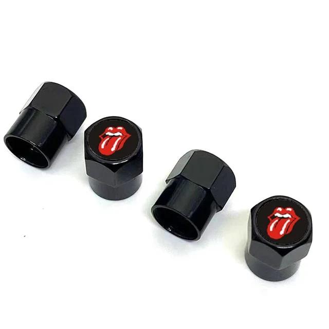 Bouchon de Valve Moto Logo Rolling Stones (Pack de 4) Antre du Motard