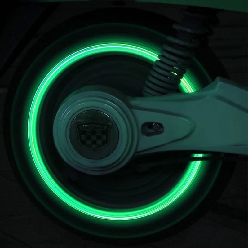 Bouchon de Valve Moto<br> Lumineux Vert (Pack de 8) Antre du Motard