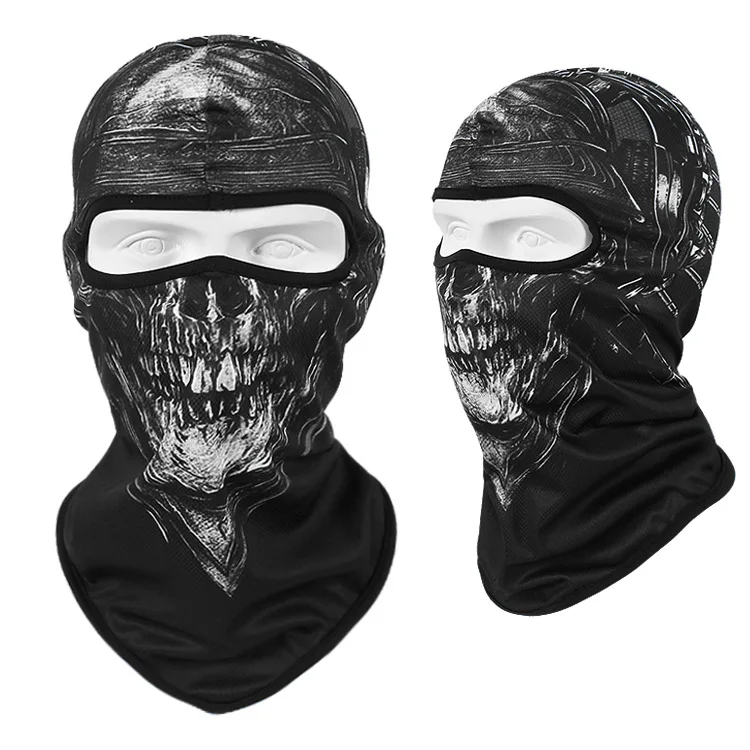 Cagoule Complète Moto Mort au Scanner Antre du Motard