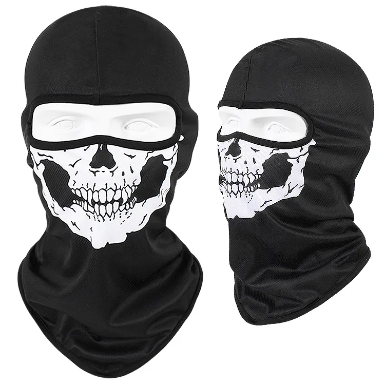 Cagoule Complète Moto Squelette Halloween Antre du Motard
