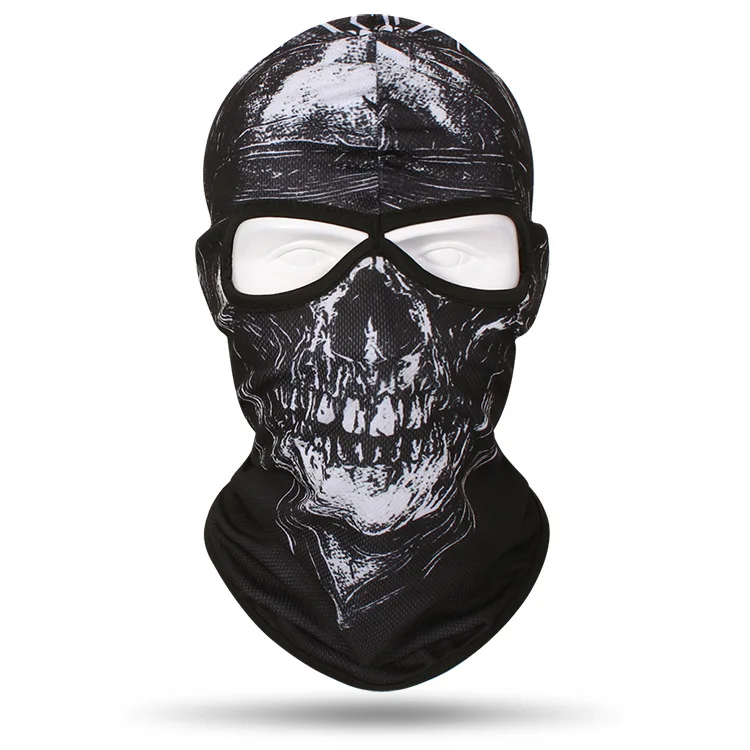 Cagoule Complète Moto Squelette au Rayon X Antre du Motard