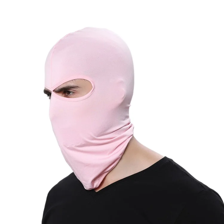 Cagoule Moto pour Homme & Femme 2 Trous Rose Antre du Motard