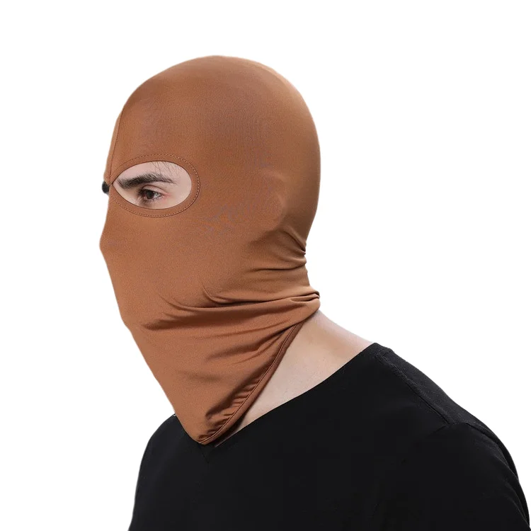 Cagoule Thermique Chouette Moto 2 Trous Brun Antre du Motard