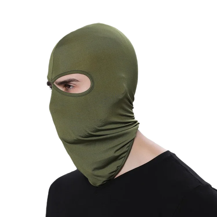 Cagoule Thermique Chouette Moto 2 Trous Vert Foncé Antre du Motard