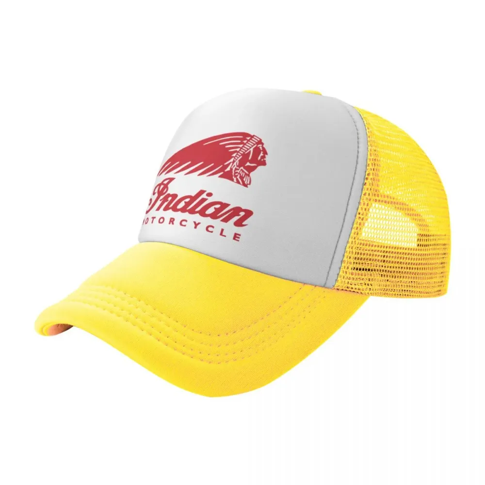 Casquette jaune Moto Indian Motorcycle Antre du Motard