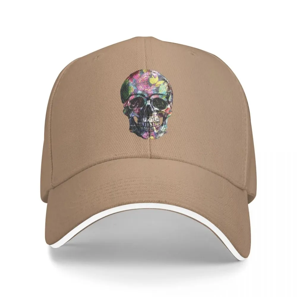 Casquette Moto Crâne Mexicain en Kaki Antre du Motard