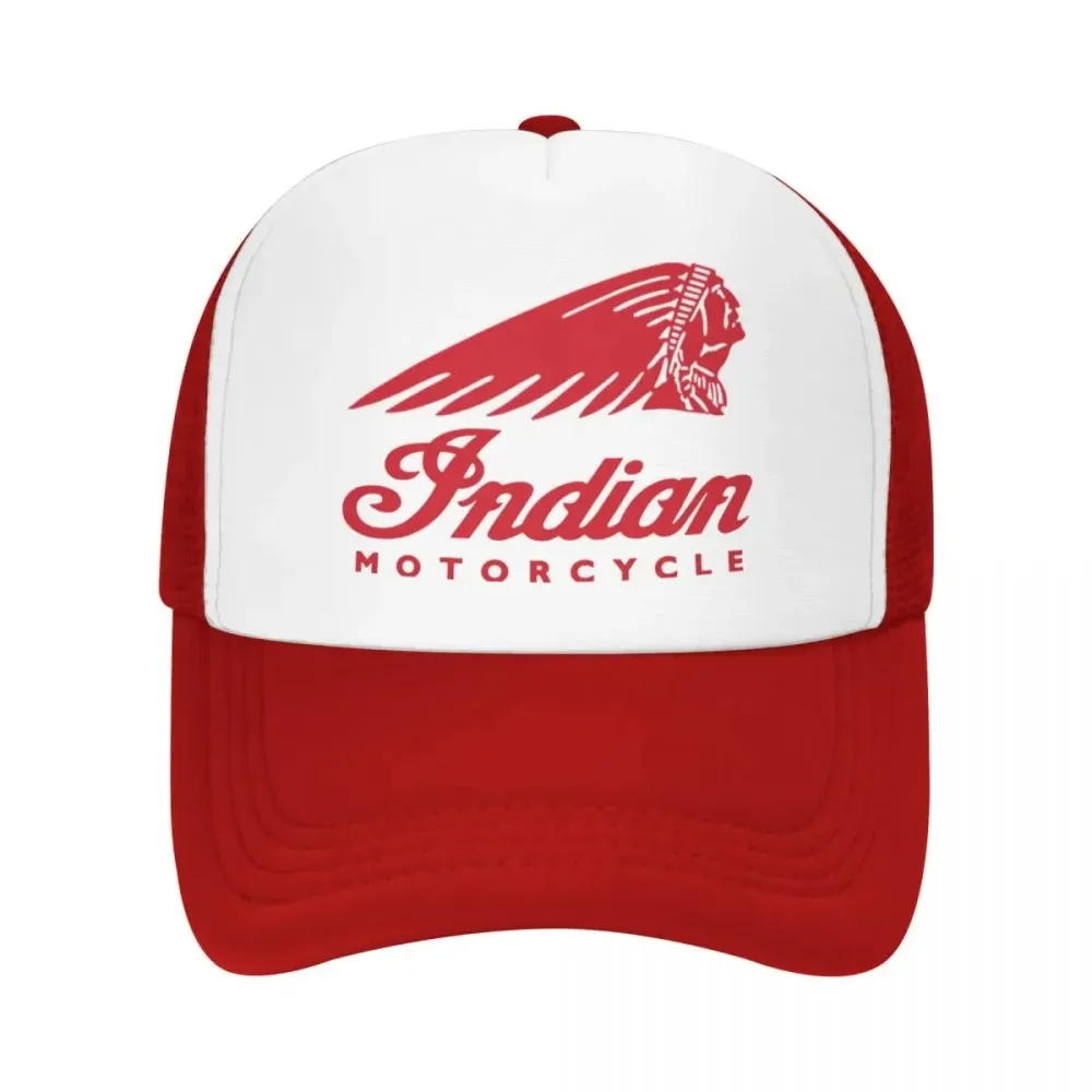 Casquette Rouge Moto Logo Indian Motorcycle Antre du Motard