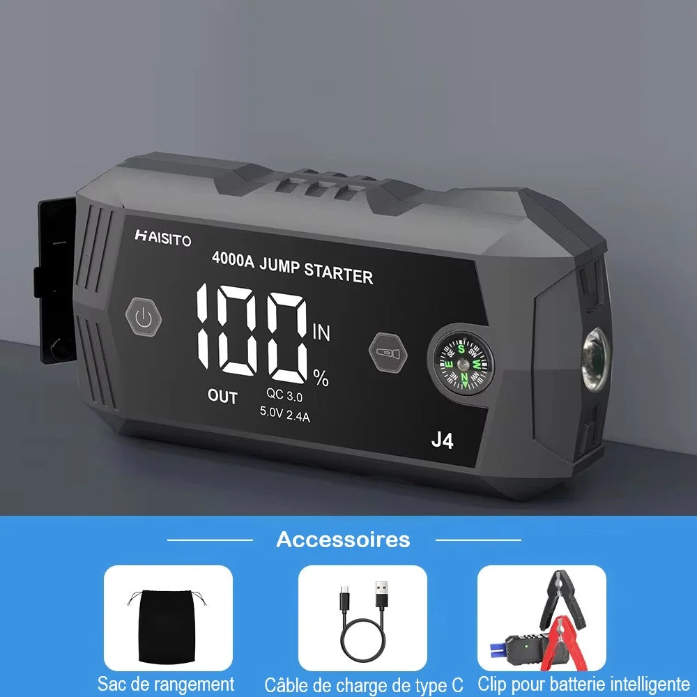 Chargeur batterie pour moto 4000A 12V Antre du Motard