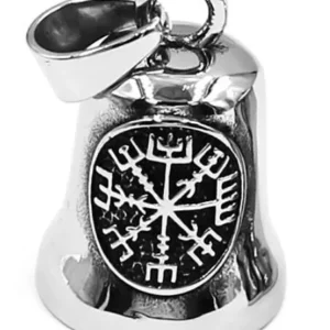 Clochette Moto<br> Boussole Runique Viking Antre du Motard