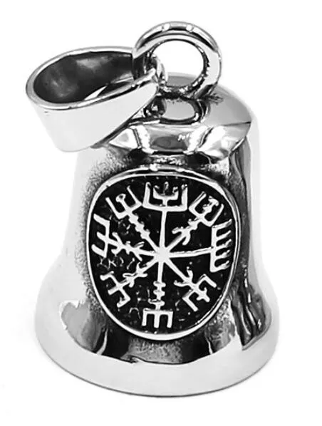Clochette Moto Boussole Runique Viking Antre du Motard