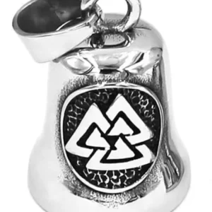 Clochette Moto<br> Symbole Valknut Viking Antre du Motard