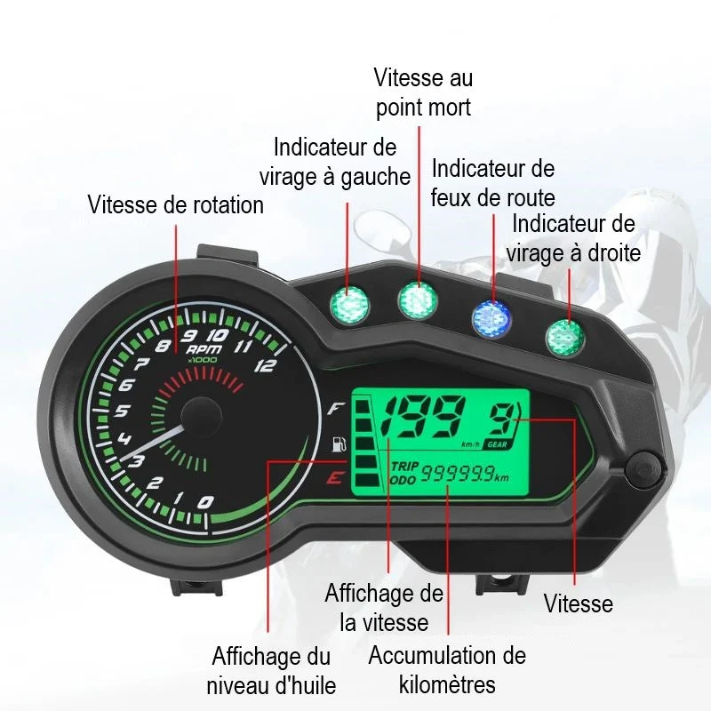 Compteur universel moto Antre du Motard