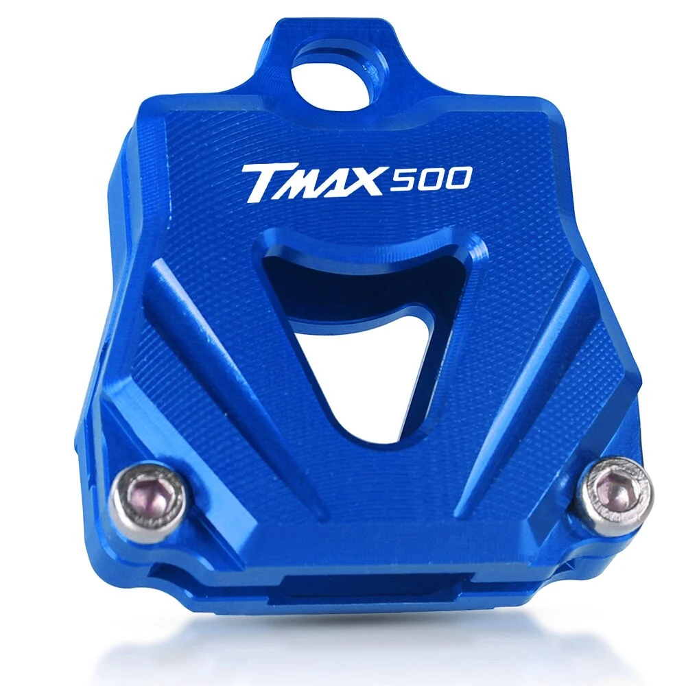 Coque Clé Bleue Moto Inscription Tmax 500 Blanche Antre du Motard