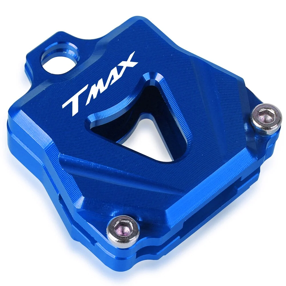 Coque Clé Bleue Moto Inscription Tmax Blanche Antre du Motard