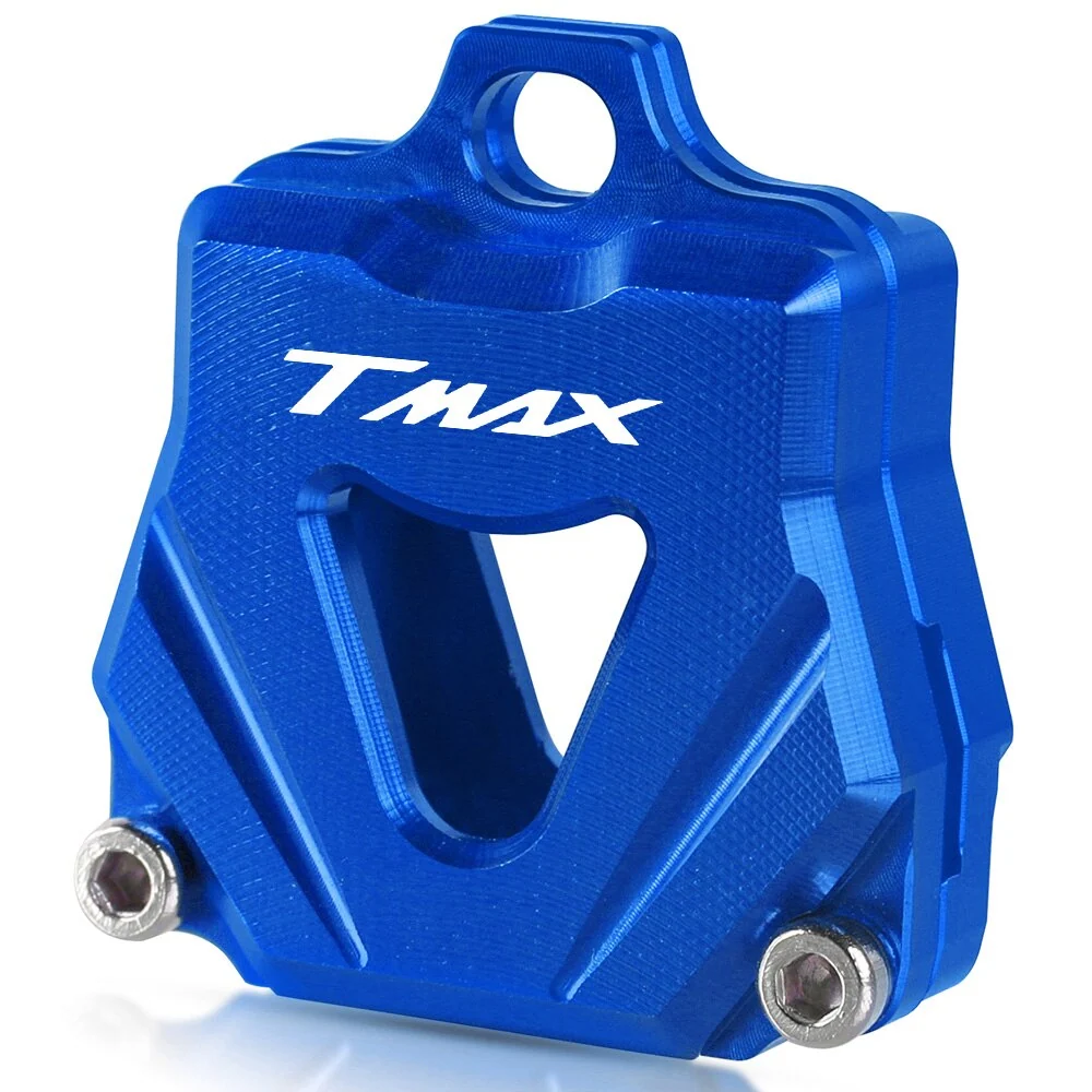 Coque Clé Bleue Moto Inscription Tmax Blanche Antre du Motard