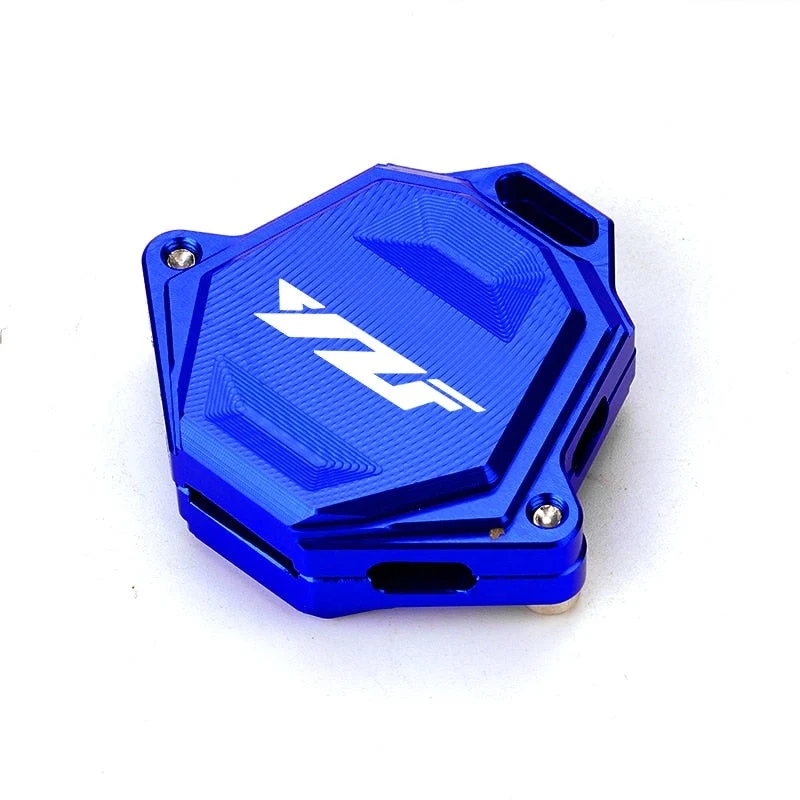 Coque Clé Bleue Moto Inscription (Yamaha) YZF Blanche Antre du Motard