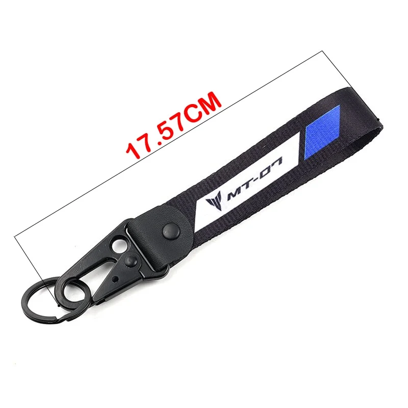 Coque Clé Bleue Moto Pack Sigle (Yamaha) MT-07 avec Porte-Clé Associé Antre du Motard