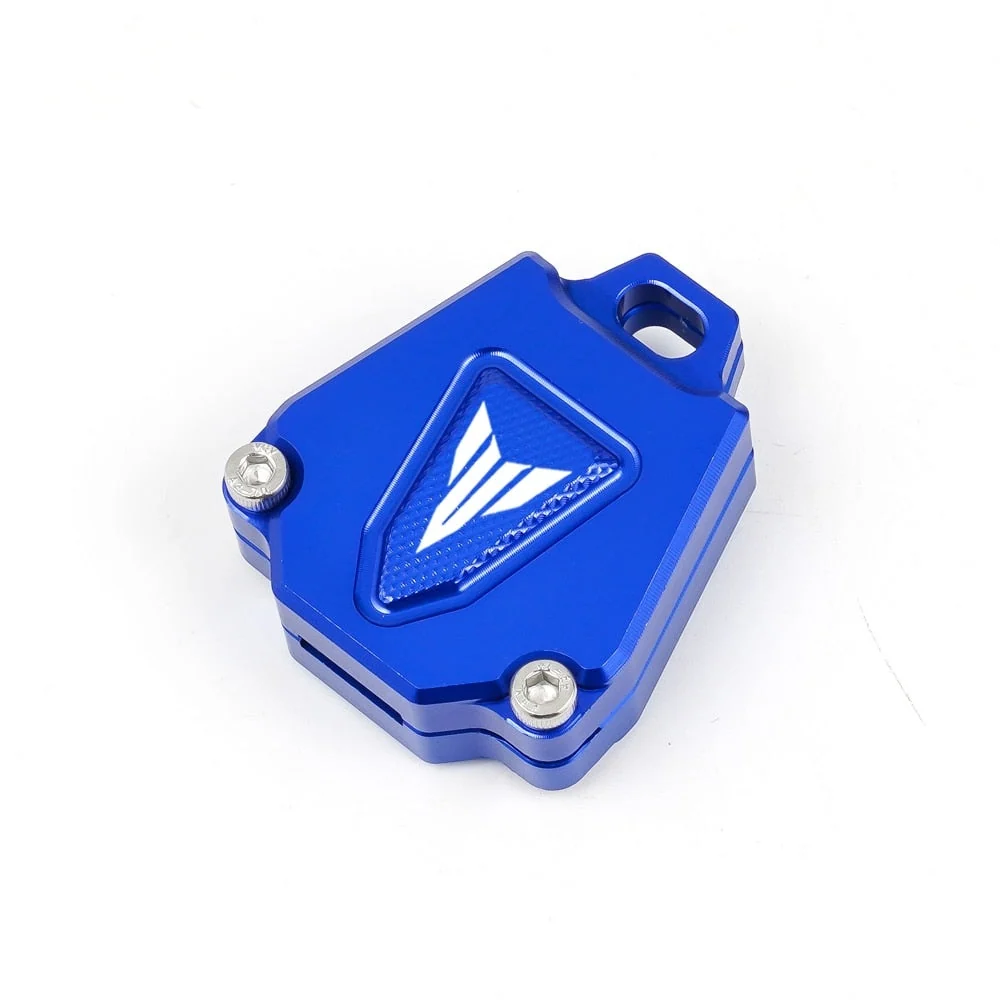 Coque Clé Bleue Moto Sigle (Yamaha) MT Blanc Antre du Motard