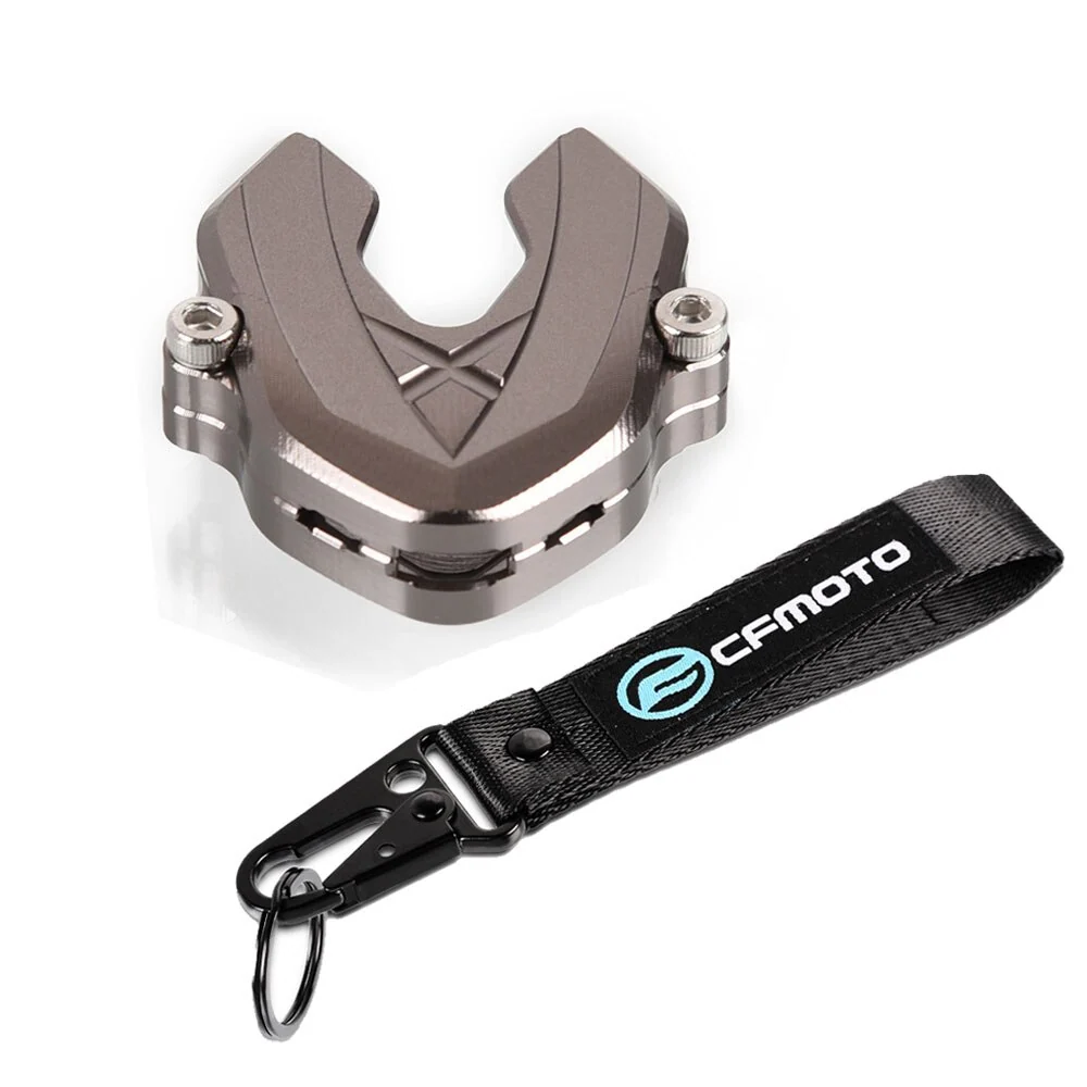 Coque Clé Grise Moto Pack CFMOTO avec Porte-Clé Associé Antre du Motard