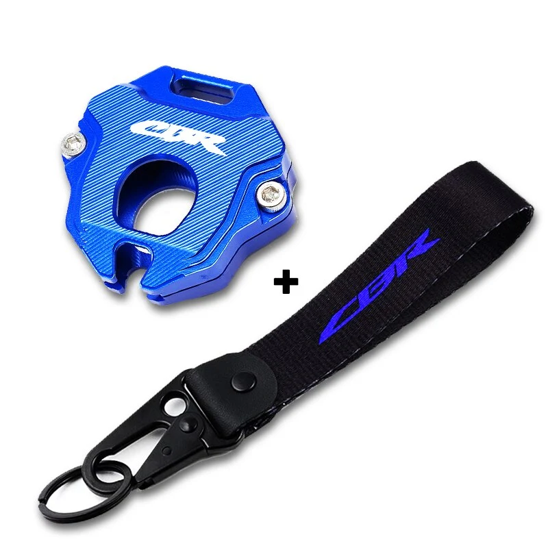 Coque Clé Moto Bleue<br> Pack CBR avec Porte-Clé Associé Antre du Motard