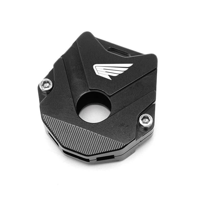 Coque Clé Noire Moto avec Insigne Honda Blanc Antre du Motard