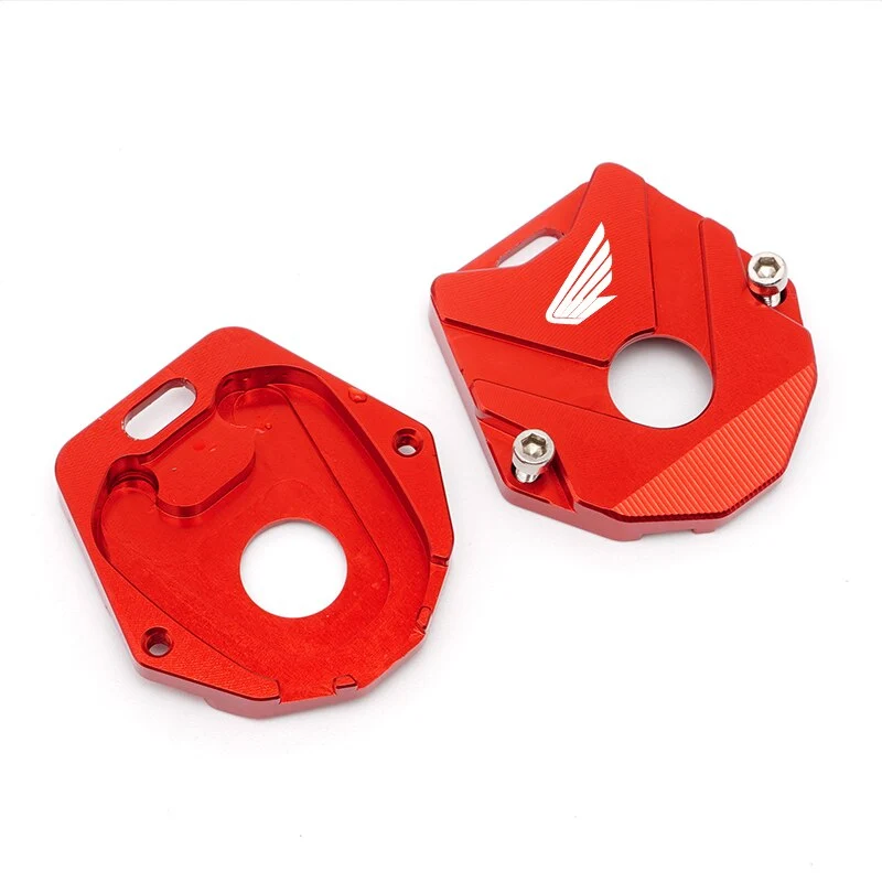 Coque Clé Rouge Moto avec Insigne Honda Blanc Antre du Motard