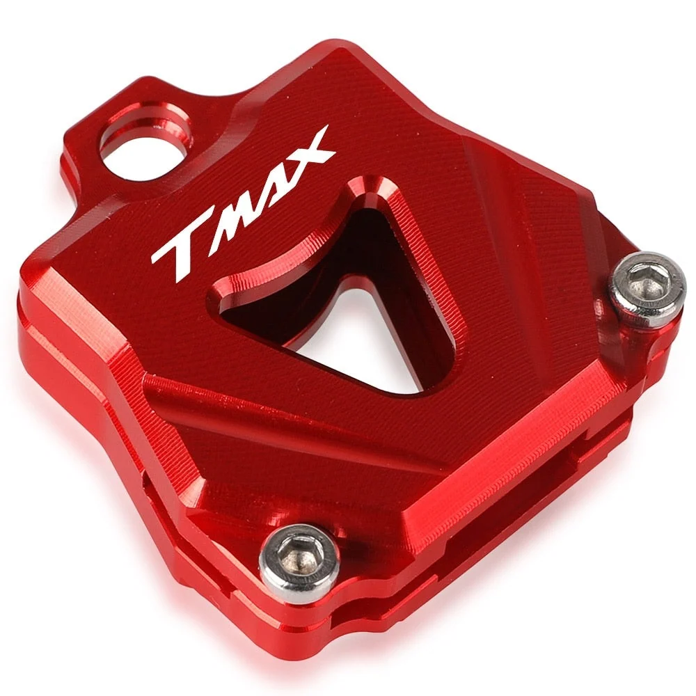Coque Clé Rouge Moto Inscription Tmax Blanche Antre du Motard