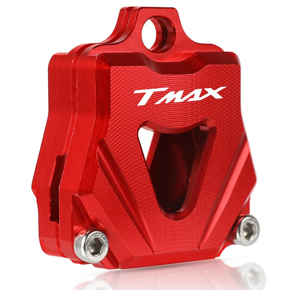 Coque Clé Rouge Moto Inscription Tmax Blanche Antre du Motard