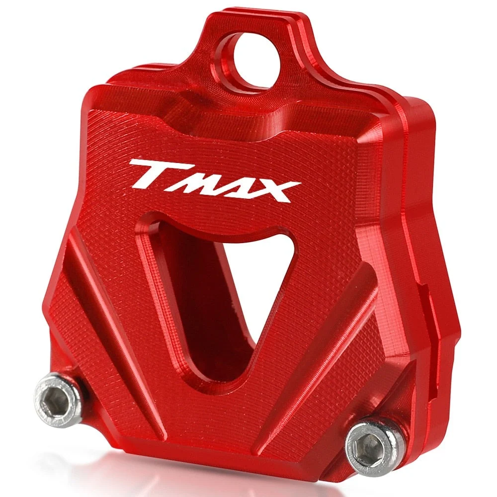 Coque Clé Rouge Moto Inscription Tmax Blanche Antre du Motard