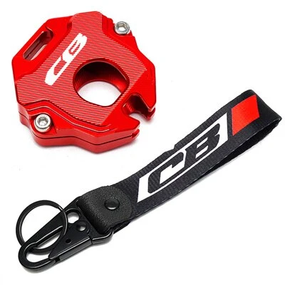 Coque Clé Rouge Moto Pack (Honda) CB avec Porte-Clé Associé Antre du Motard