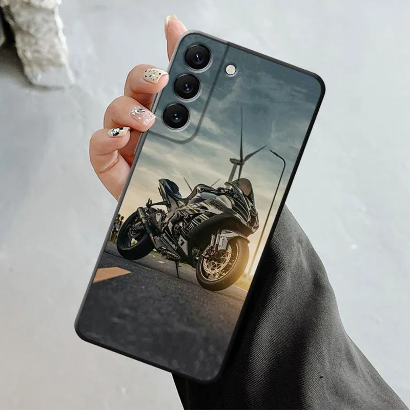 Coque Téléphone Samsung Moto Sportive & Route Américaine Antre du Motard