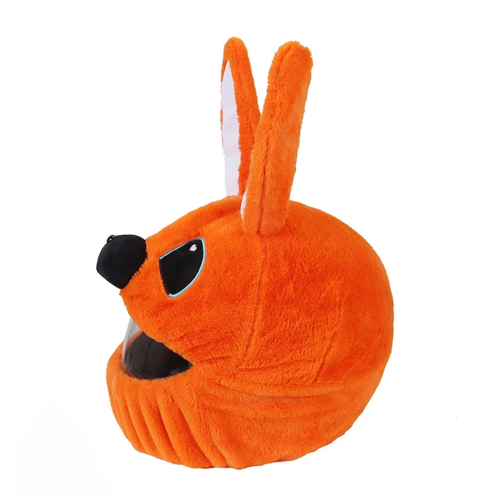 Couvre Casque Moto Animal Grandes Oreilles Orange Antre du Motard