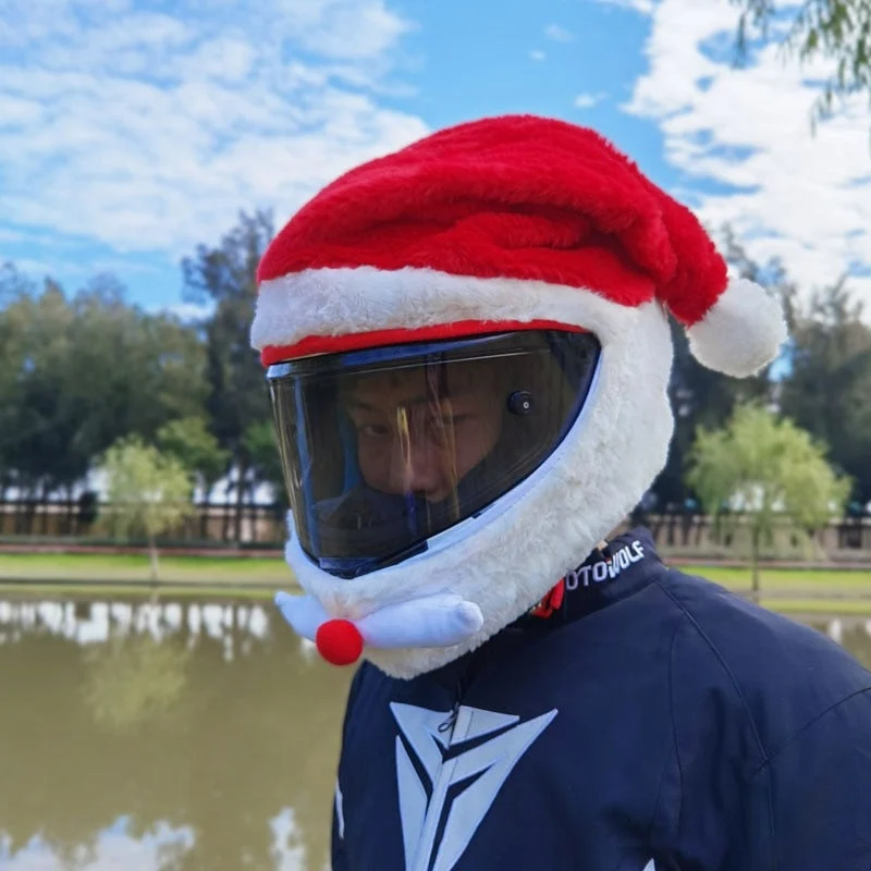 Couvre Casque Moto Père Noël Antre du Motard