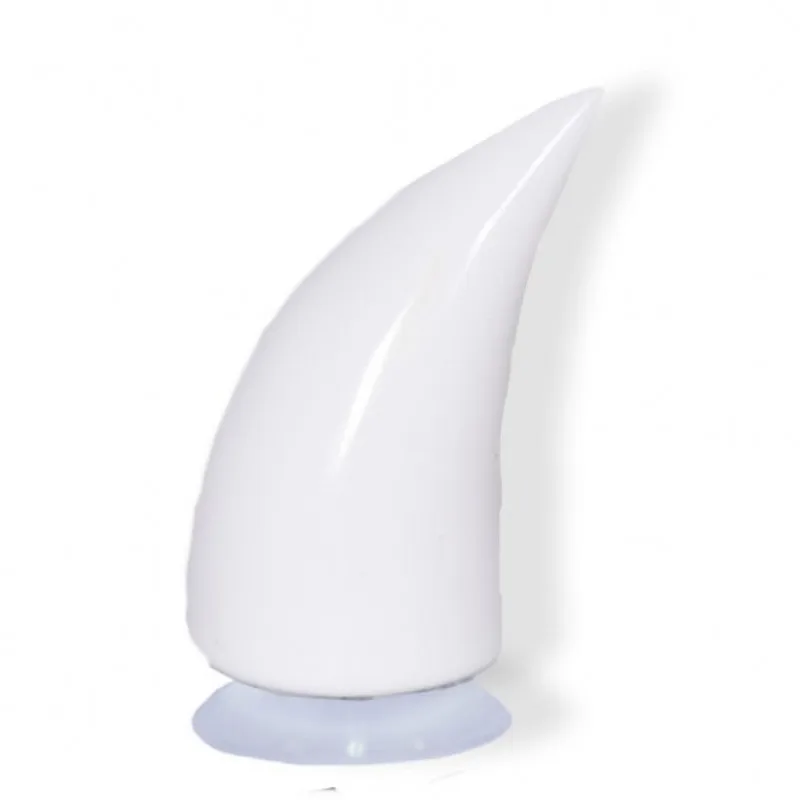 Décoration Casque Moto Corne Diable Blanc Antre du Motard